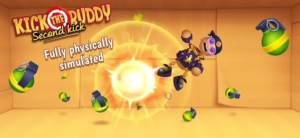 Kick the Buddy: Second Kick (Кик зе Бадди)  [МОД Много монет] Screenshot 1