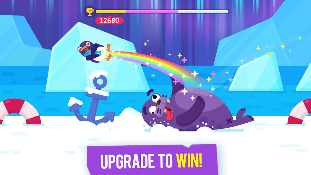 Bouncemasters: Penguin Games (Баунсмастерс)  [МОД Много денег] Screenshot 4