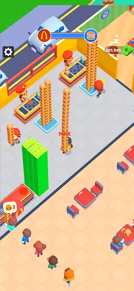 My Burger Shop: Burger Games (Май Бургер Шоп Игры)  [МОД Unlimited Money] Screenshot 3