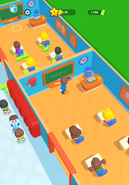 My Dream School Tycoon Games (Мои игры владения школой мечты)  [МОД Бесконечные деньги] Screenshot 5