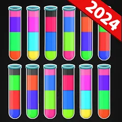 Взлом Color Water Sort Puzzle Games (Цветные игры сортировки воды)  [МОД Бесконечные деньги] - полная версия apk на Андроид