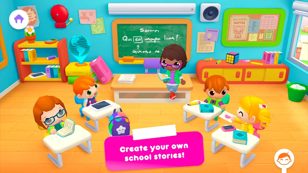 Sunny School Stories (Санны Скул Сториз)  [МОД Много денег] Screenshot 1