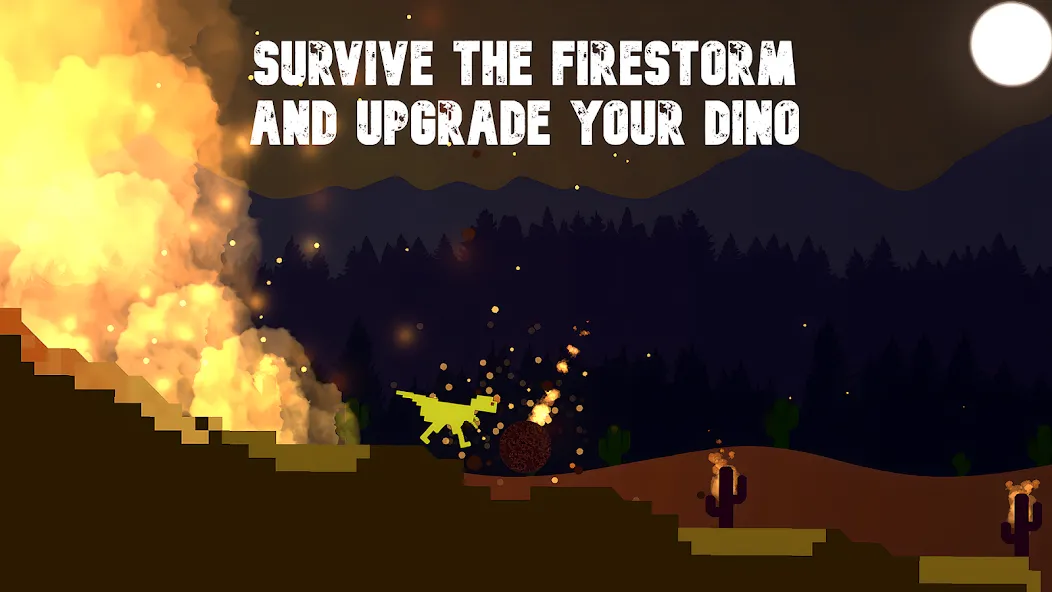 Dino Run Survival (Дино Ран Сурвайвал)  [МОД Все открыто] Screenshot 1