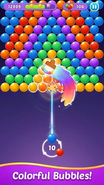 Bubble Shooter Gem Puzzle Pop (Бабл Шутер Драгоценный камень)  [МОД Все открыто] Screenshot 3