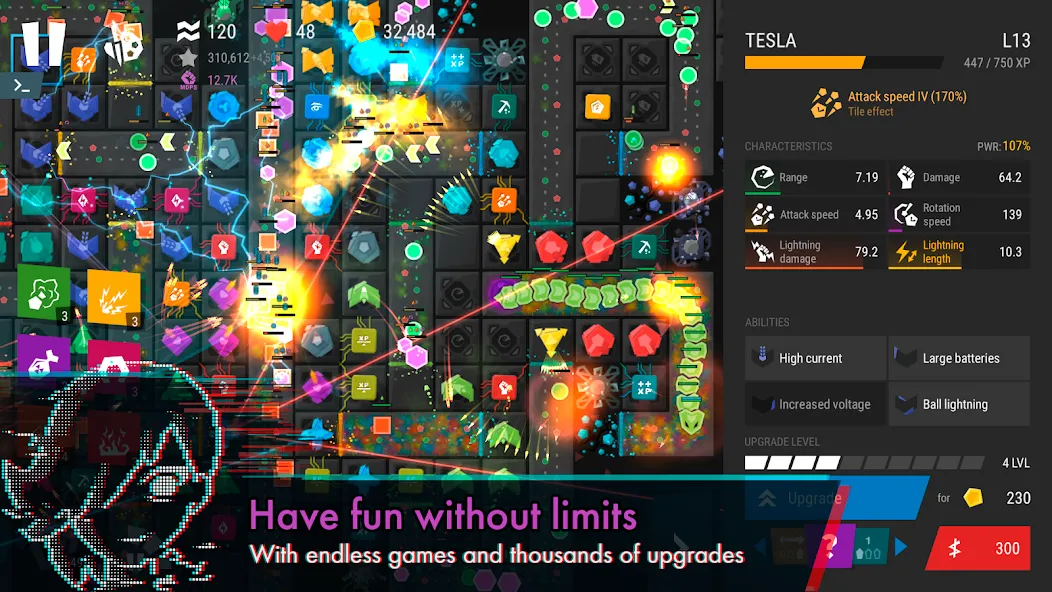 Infinitode 2 - Tower Defense (Инфинитод 2)  [МОД Unlocked] Screenshot 5