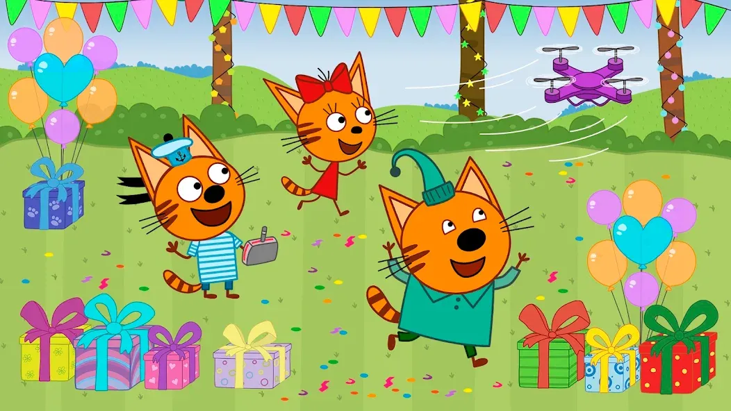 Kid-E-Cats: Kids birthday  [МОД Меню] Screenshot 3