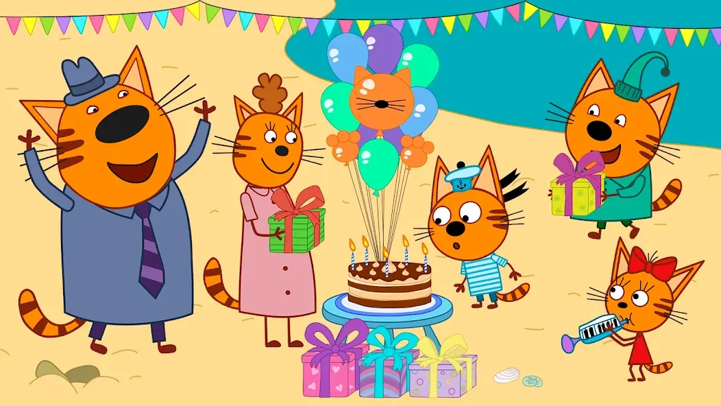 Kid-E-Cats: Kids birthday  [МОД Меню] Screenshot 5