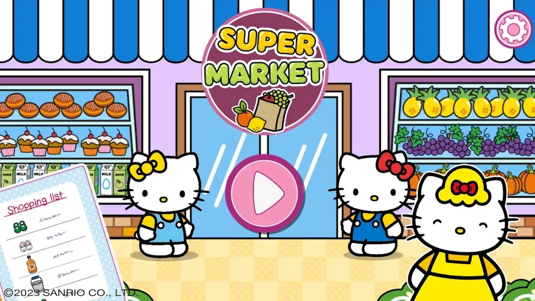 Hello Kitty: Kids Supermarket (Хеллоу Китти)  [МОД Menu] Screenshot 1