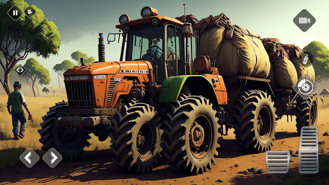 Tractor Driving Games: Farming  [МОД Unlimited Money] Screenshot 2