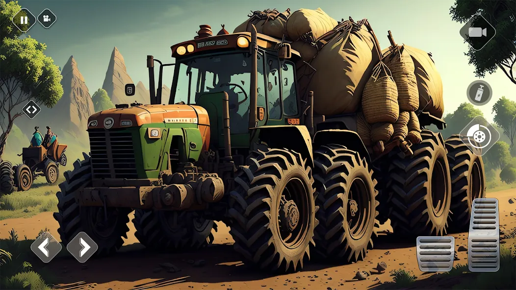 Tractor Driving Games: Farming  [МОД Unlimited Money] Screenshot 4