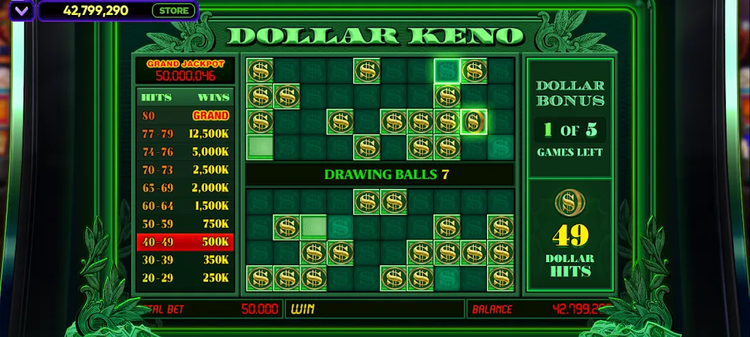 Vegas Keno (Вегас Кено)  [МОД Бесконечные монеты] Screenshot 3