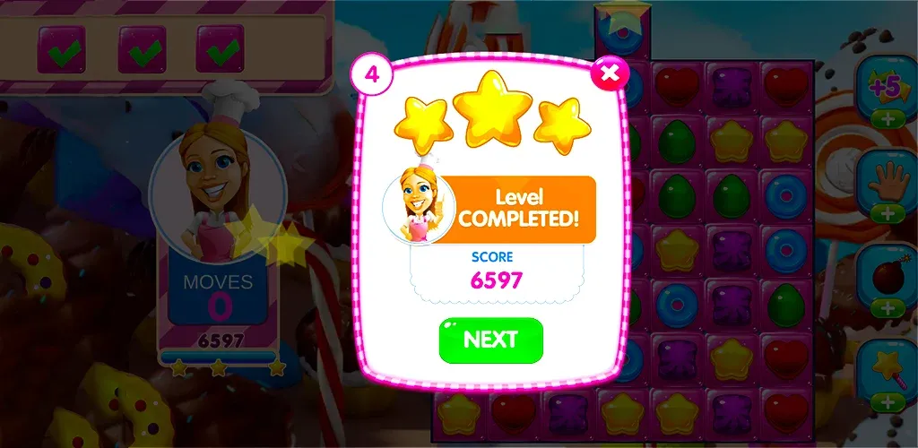 Jelly Kingdom Crush - Match 3  [МОД Бесконечные деньги] Screenshot 4