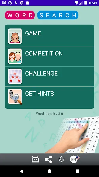 Word search (Сопа де летрас)  [МОД Unlimited Money] Screenshot 1