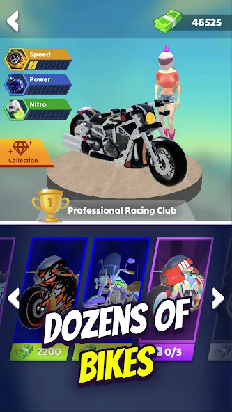 Wild Wheels: Bike Racing (Уайлд Вилз)  [МОД Много денег] Screenshot 4