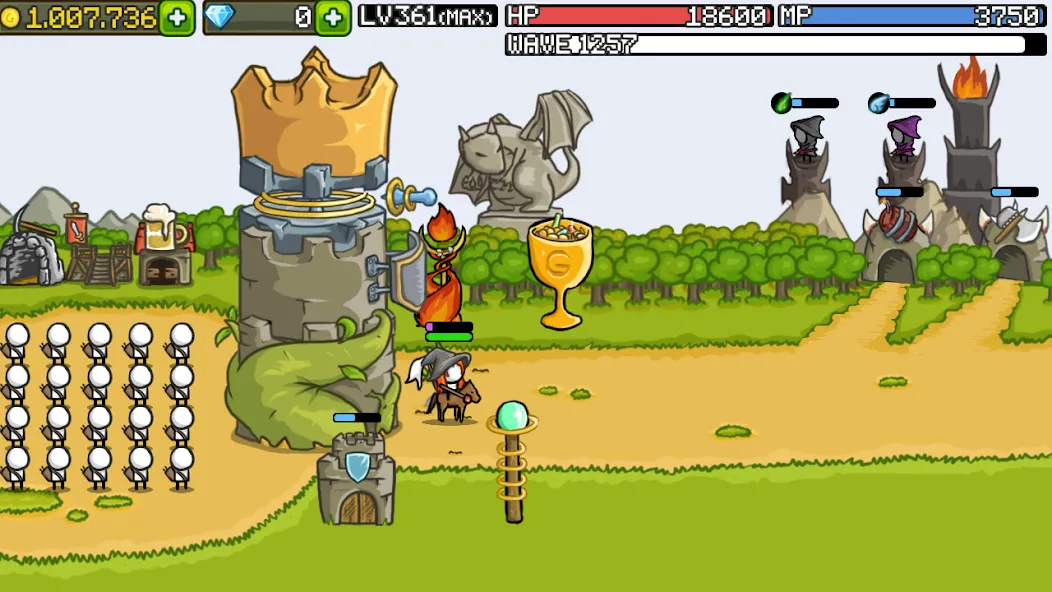 Grow Castle - Tower Defense (Гроу Касл)  [МОД Mega Pack] Screenshot 5