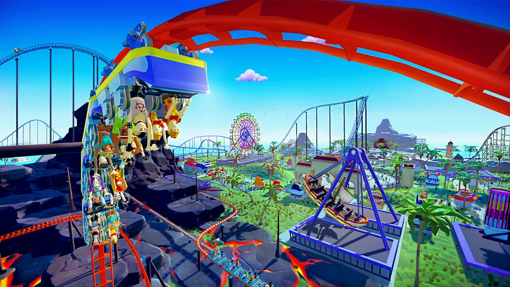 Real Coaster: Idle Game (Реал Коастер)  [МОД Menu] Screenshot 1