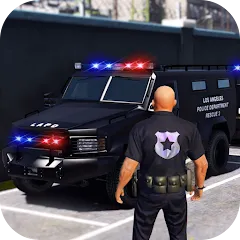 Взломанная Police Games Simulator: PGS 3d  [МОД Меню] - последняя версия apk на Андроид