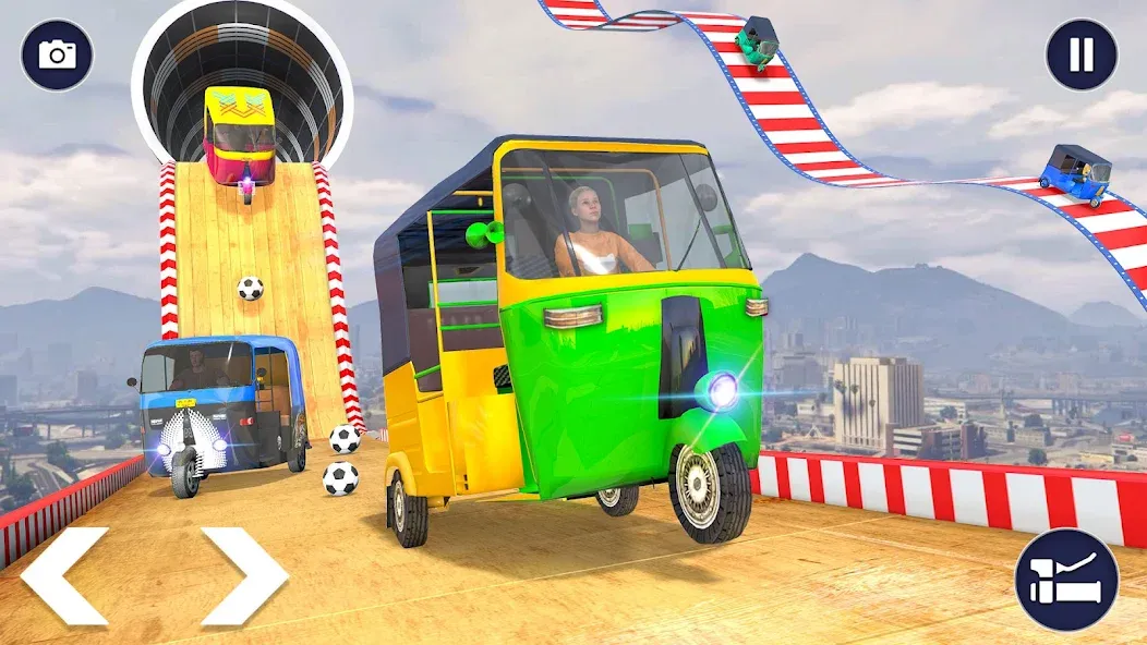 Tuk Tuk Auto Rickshaw Games 3D (Тук Тук Автомобильные рикши игры 3D)  [МОД Бесконечные монеты] Screenshot 2