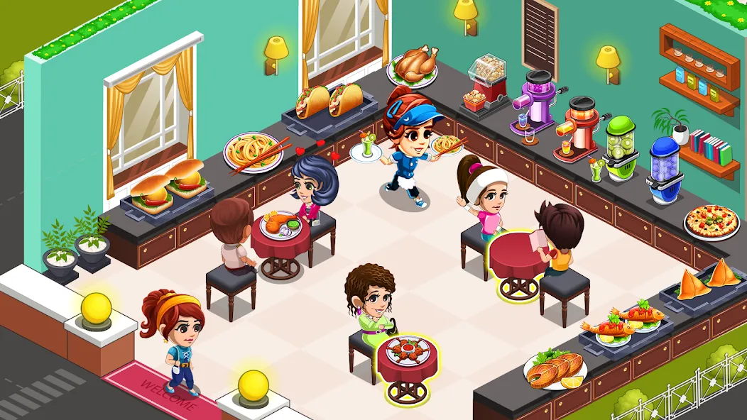 Cooking Restaurant Kitchen (Кукинг Ресторан Китчен)  [МОД Unlocked] Screenshot 1