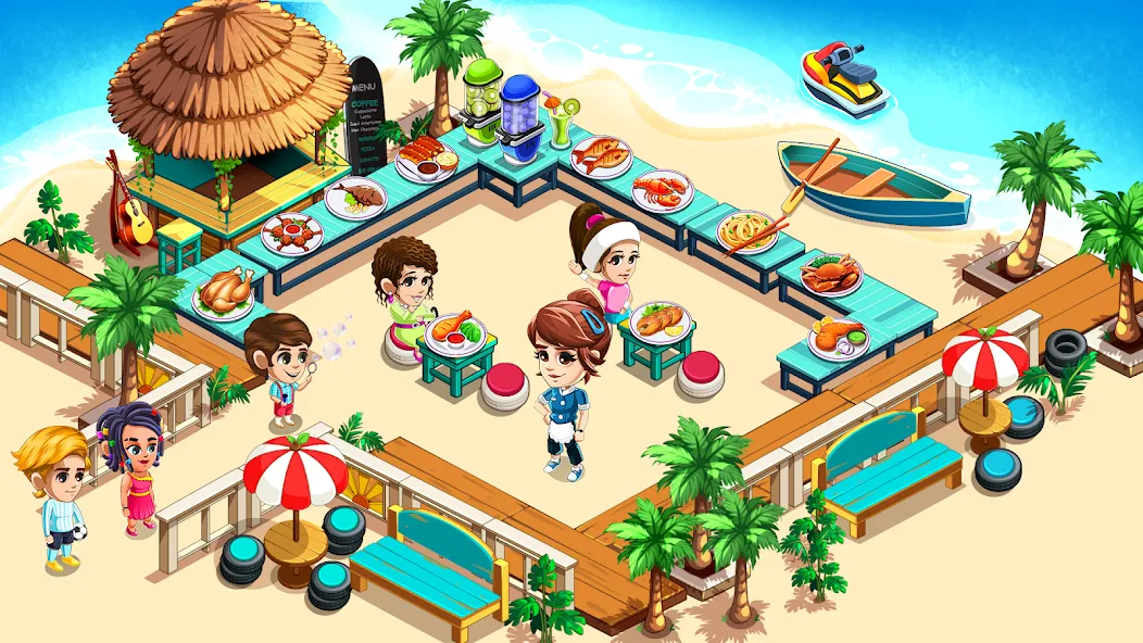 Cooking Restaurant Kitchen (Кукинг Ресторан Китчен)  [МОД Unlocked] Screenshot 3