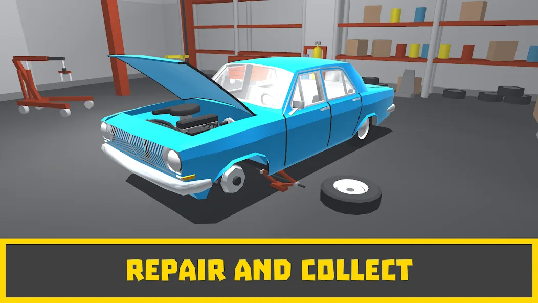 Retro Garage - Car Mechanic  [МОД Меню] Screenshot 1