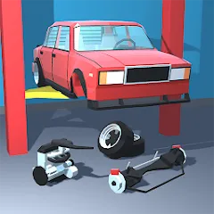 Скачать взлом Retro Garage - Car Mechanic  [МОД Меню] - стабильная версия apk на Андроид