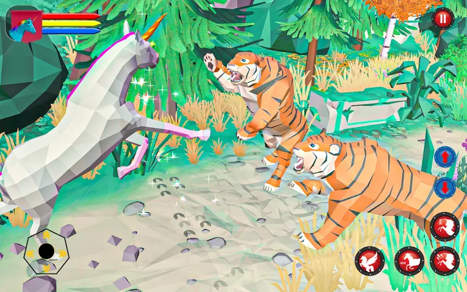 Flying Unicorn Pegasus Games  [МОД Много монет] Screenshot 3