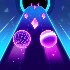 Взлом Rolling Twins: Music Ball Rush (Роллинг Твинс)  [МОД Бесконечные деньги] - полная версия apk на Андроид