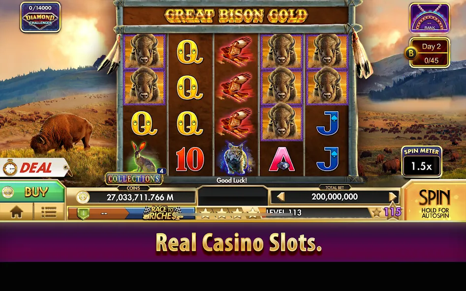 Black Diamond Casino Slots (СЛОТЫ)  [МОД Unlocked] Screenshot 3