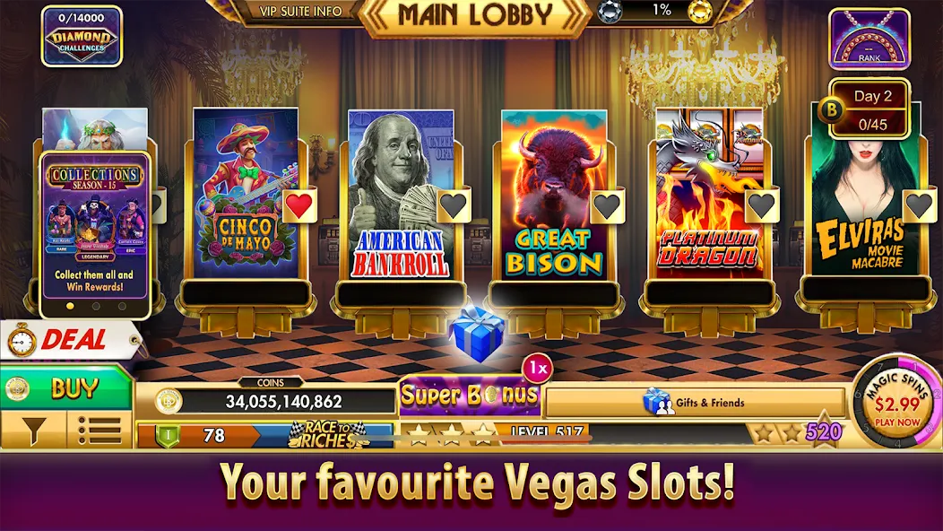 Black Diamond Casino Slots (СЛОТЫ)  [МОД Unlocked] Screenshot 5