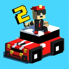 Скачать взлом Smashy Road: Wanted 2 (Смэши Роуд)  [МОД Unlimited Money] - стабильная версия apk на Андроид