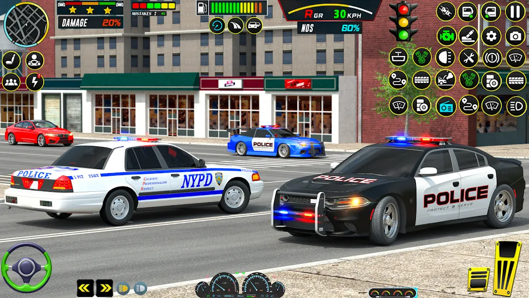 US Police Car Parking - King  [МОД Все открыто] Screenshot 3