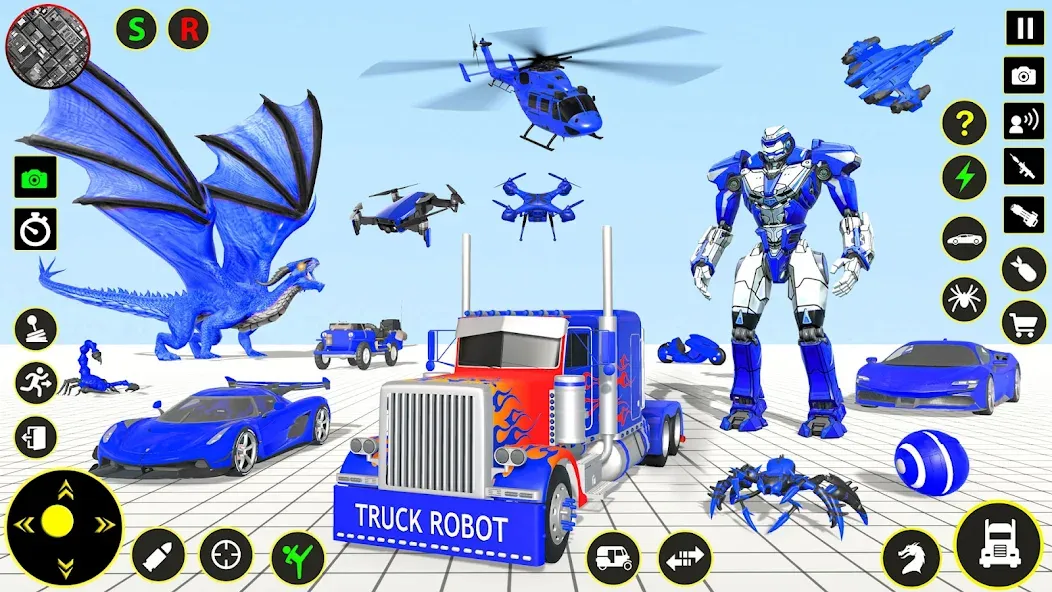 Truck Game - Car Robot Games  [МОД Меню] Screenshot 1