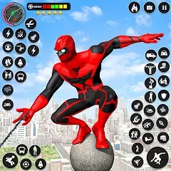 Скачать взломанную Spider Rope Games - Crime Hero  [МОД Меню] - последняя версия apk на Андроид