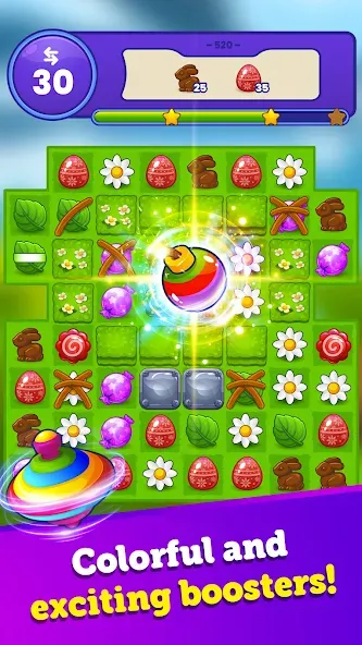 Easter Magic - Match 3 Game (Истер Мэджик)  [МОД Все открыто] Screenshot 2