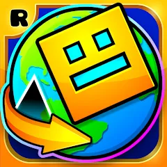 Взломанная Geometry Dash World (Геометри Дэш Ворлд)  [МОД Все открыто] - стабильная версия apk на Андроид