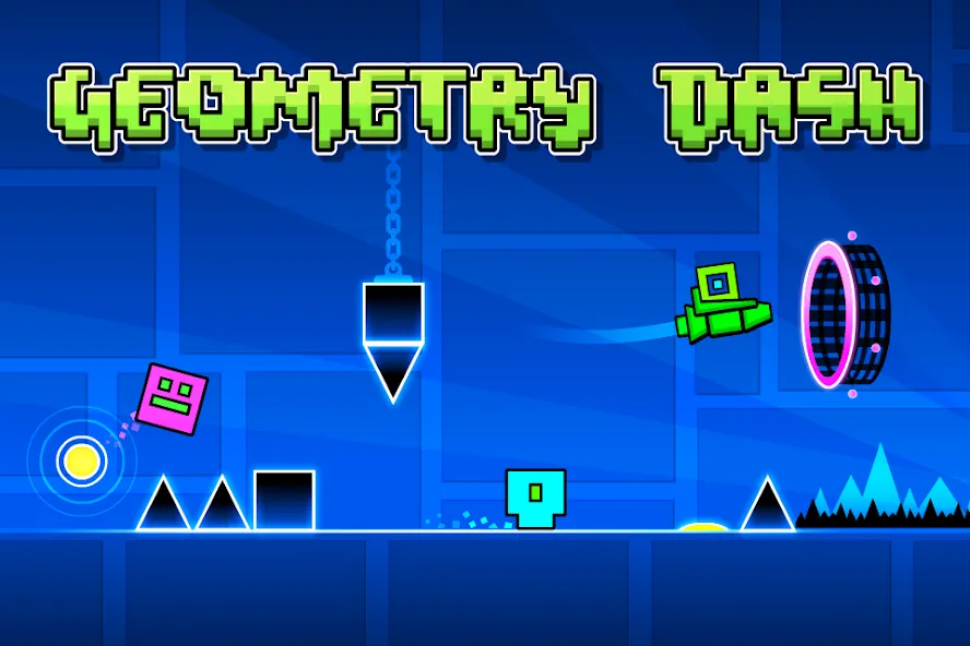 Geometry Dash Lite (Геометрия Дэш Лайт)  [МОД Бесконечные монеты] Screenshot 1