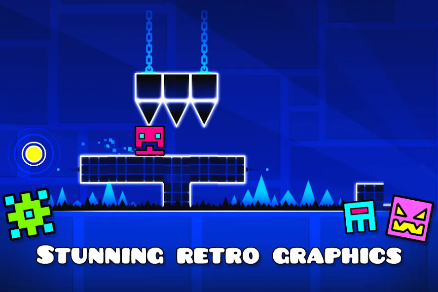 Geometry Dash Lite (Геометрия Дэш Лайт)  [МОД Бесконечные монеты] Screenshot 3