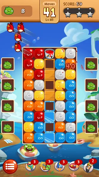 Angry Birds Blast (Энгри Бердс Бласт)  [МОД Бесконечные деньги] Screenshot 1