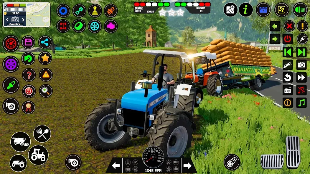 Indian Tractor Farming Games  [МОД Mega Pack] Screenshot 4