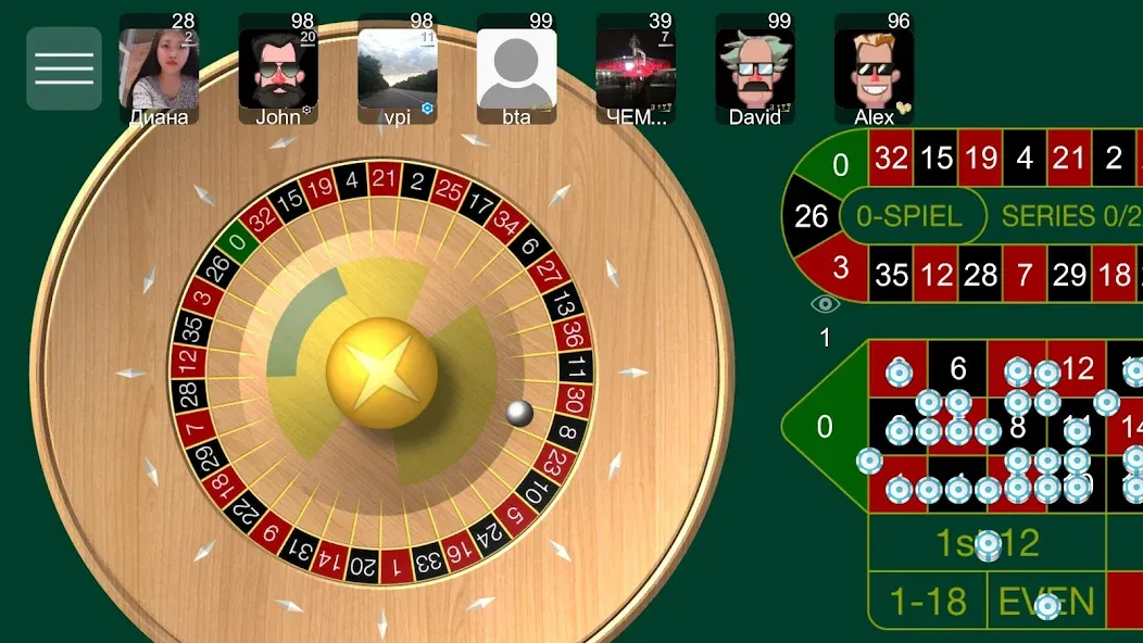 Roulette Online  [МОД Menu] Screenshot 3