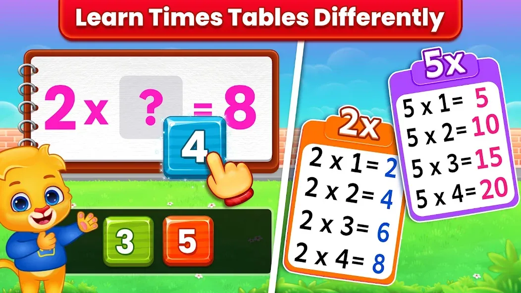 Kids Multiplication Math Games  [МОД Меню] Screenshot 2