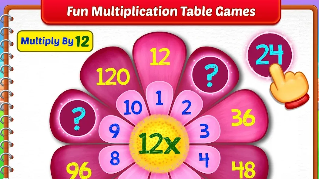 Kids Multiplication Math Games  [МОД Меню] Screenshot 4