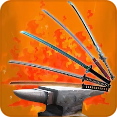 Взломанная Katana Collection : blacksmith  [МОД Много денег] - полная версия apk на Андроид