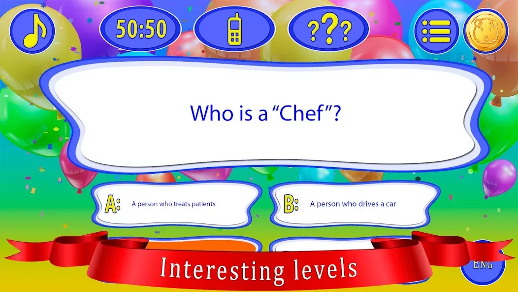 Kids Quiz Games: Millionaire  [МОД Много денег] Screenshot 3