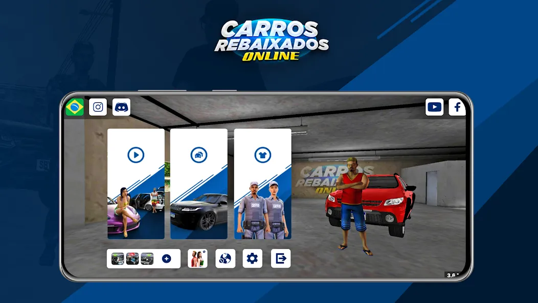 Carros Rebaixados Online (Каррос Ребайшадос Онлайн)  [МОД Все открыто] Screenshot 1