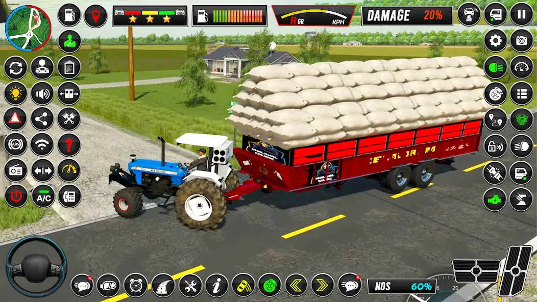 Indian Tractor Simulator Games  [МОД Много монет] Screenshot 3