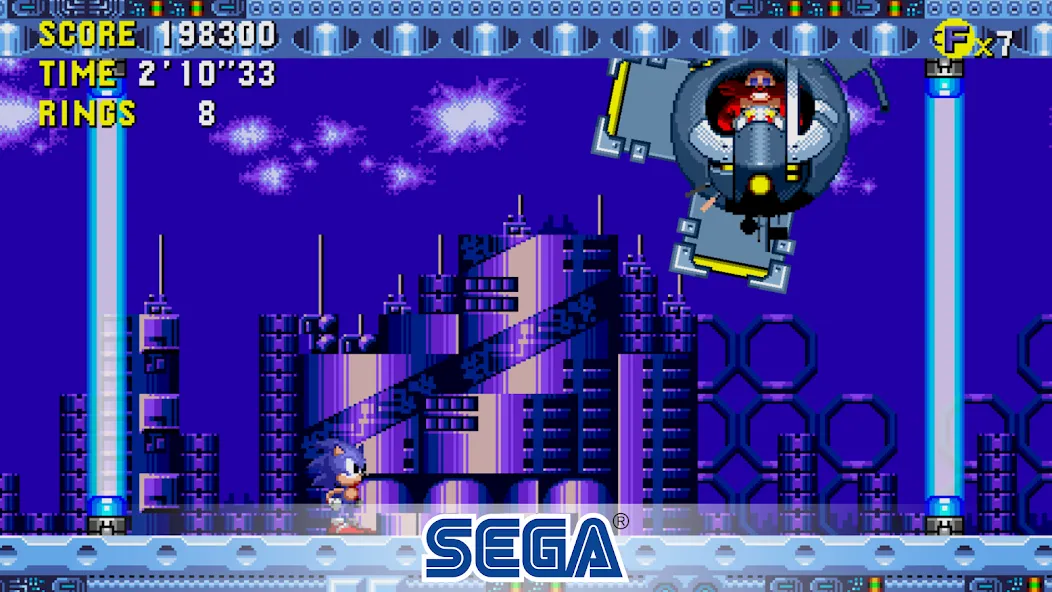 Sonic CD Classic (Соник СД Классик)  [МОД Много монет] Screenshot 4