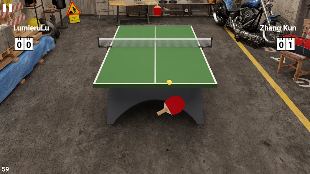 Virtual Table Tennis (Виртуальный настольный теннис)  [МОД Unlocked] Screenshot 1