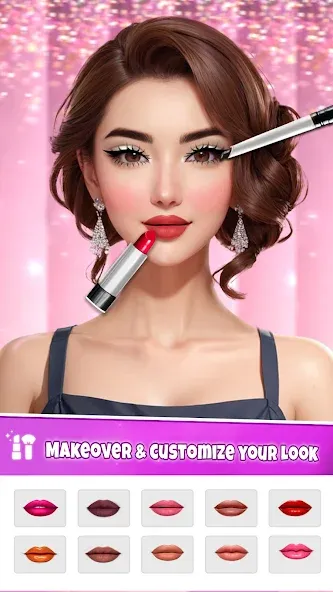 Fashion Artist: Makeup Game  [МОД Unlocked] Screenshot 1